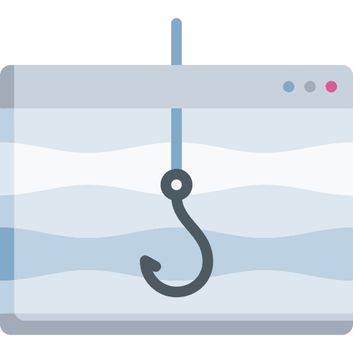 Phishing phishing hook seo and web icon