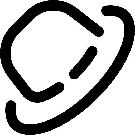 Sun hat explorer hat summer beach icon