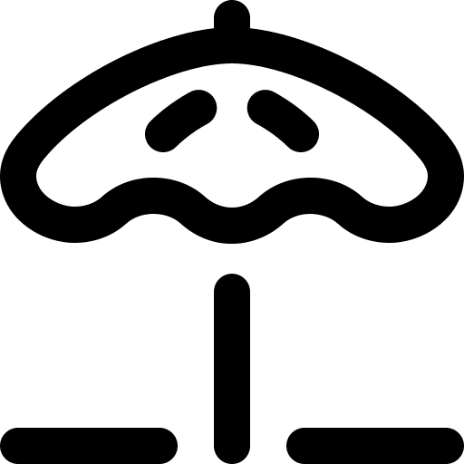 Sun umbrella umbrella summer sun icon