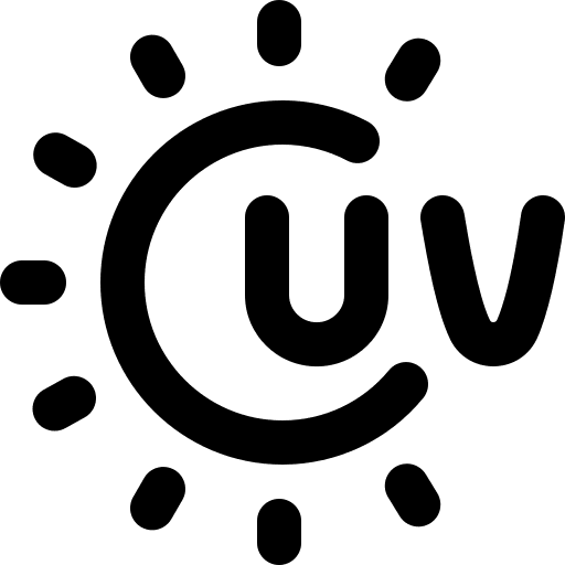 Ultraviolet damage radiation ultraviolet icon
