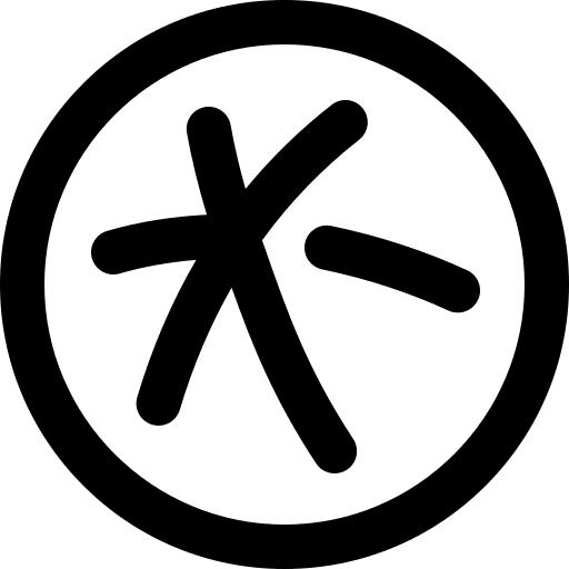 Beach ball inflatable ball fun icon