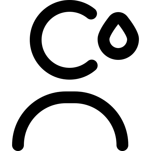 Sweat sweating sweat avatar icon