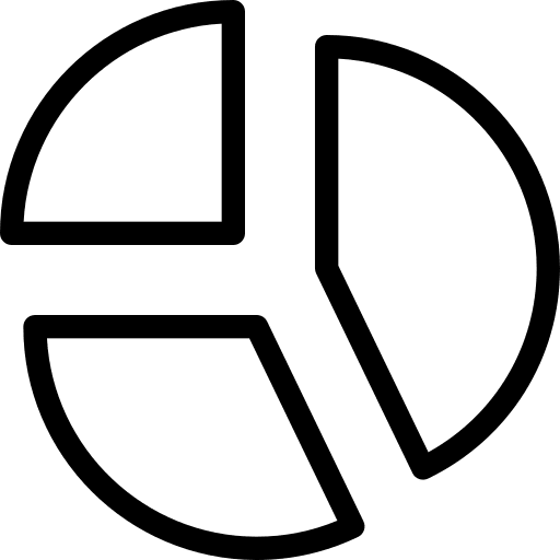 Compare business and finance chart pie compare icon