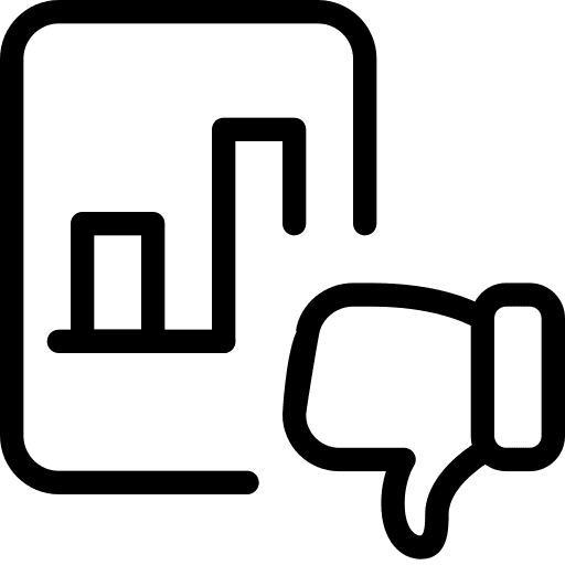 Dislike verify report dislike icon