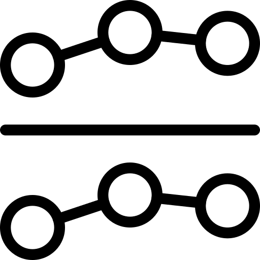 Dots graphic chart growth business and finance icon