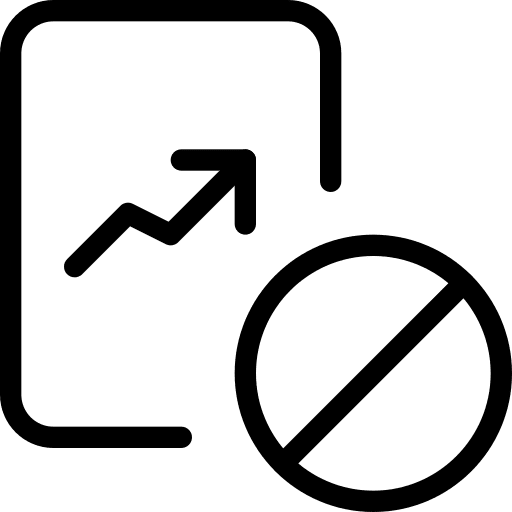 Blocked report file blocked icon