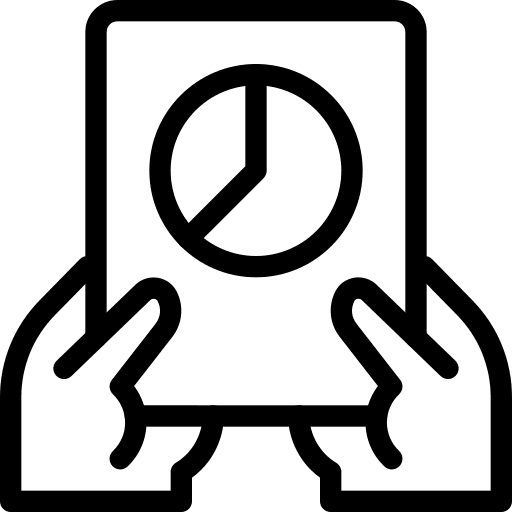 Report graph result report icon