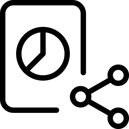 Share share business and finance file icon