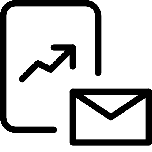 Mail mail business and finance business icon