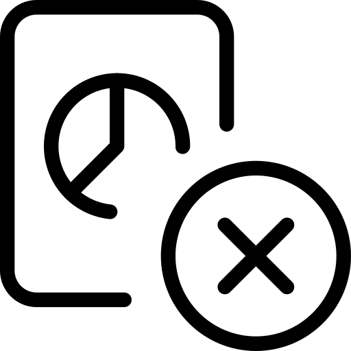 Close web analysis business and finance data analytics icon