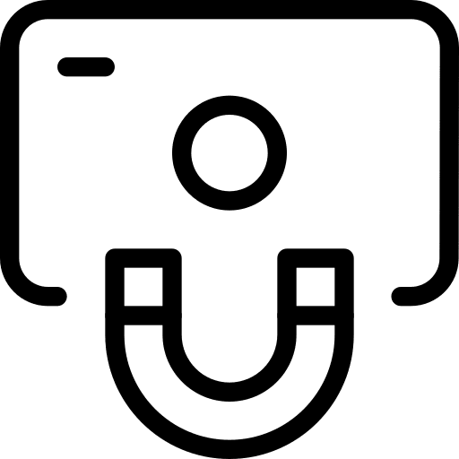 Credit card attract magnetism credit card icon