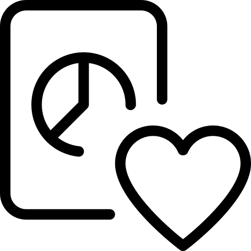 Favorite chart pie website analysis icon