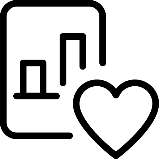 Favorite infographic file business and finance icon