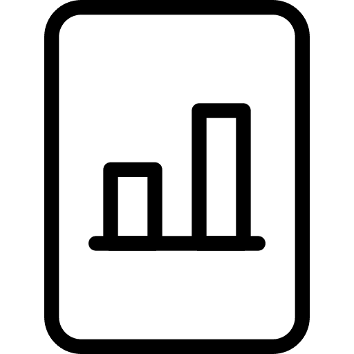 File diagram report chart icon