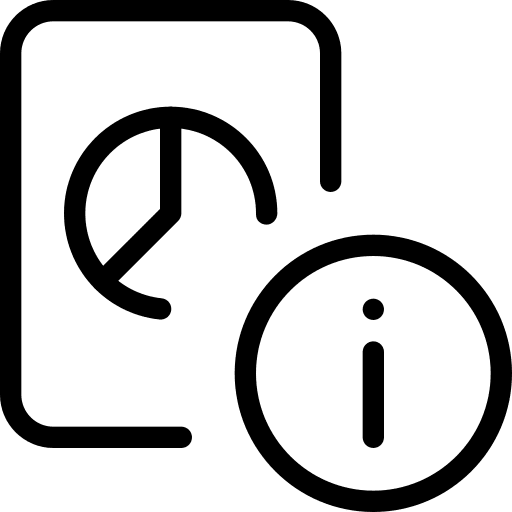 Info website chart pie pie chart icon