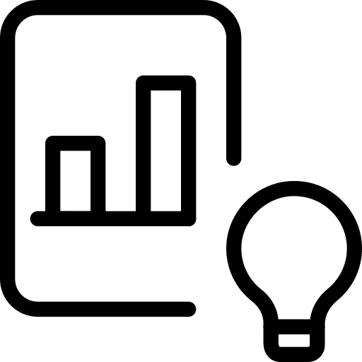 Light infographic file business icon