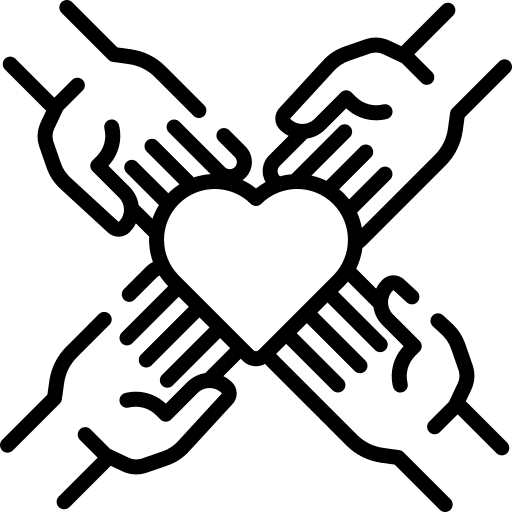 Unite hand tolerance group icon