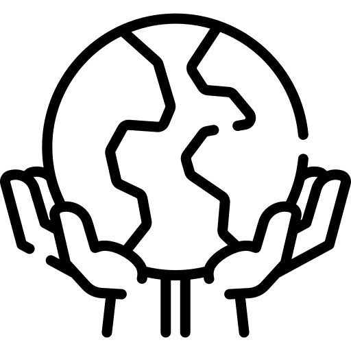 World planet solidarity no racism icon