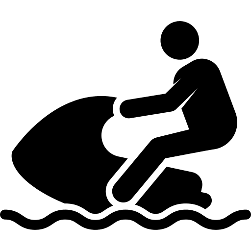 Jet ski jet ski transportation summertime icon