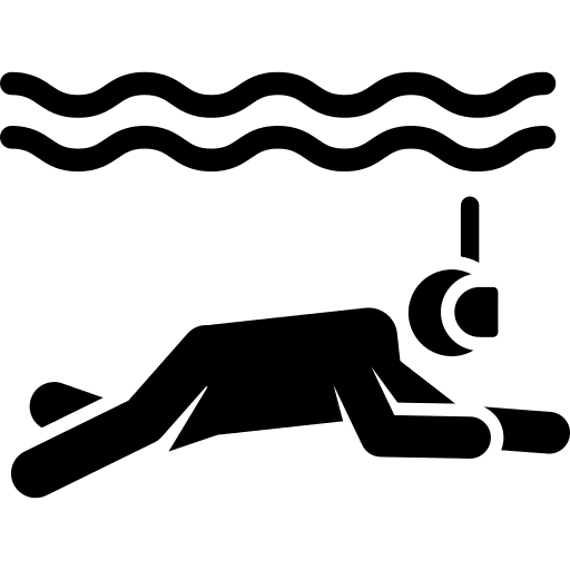 Snorkeling snorkeling underwater sports and competition icon