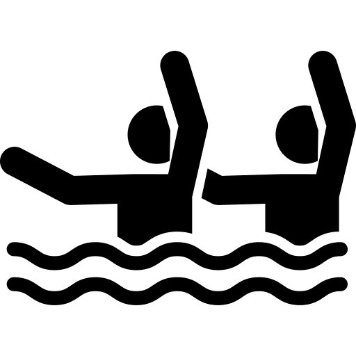 Synchronized swimming swimmers swimming synchronized swimming icon