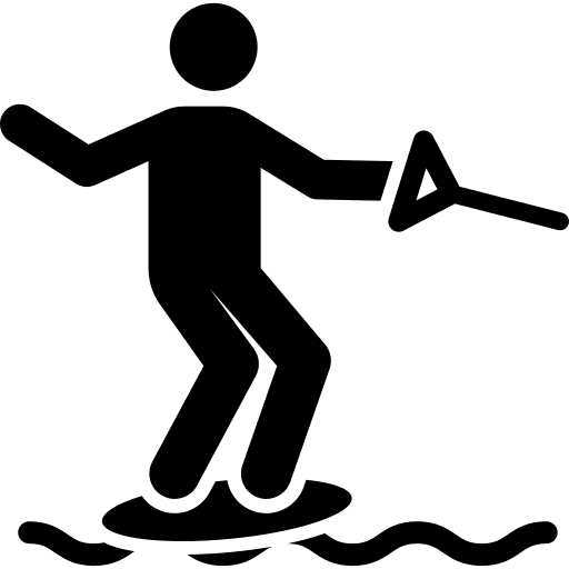 Water skiing water sport water skiing water ski icon