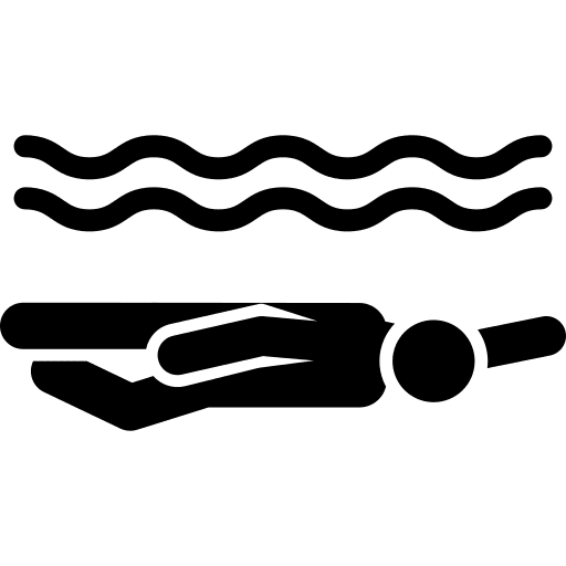 Diving aquatic diving sport icon