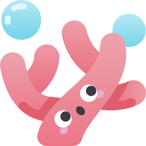 Coral ocean plant marine icon