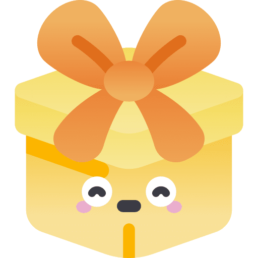 Gift christmas present birthday and party icon