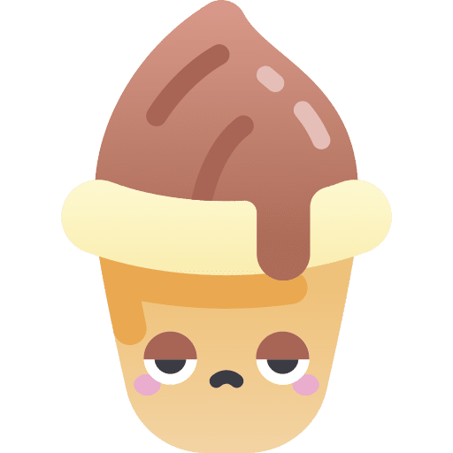 Ice cream sweet summertime food icon