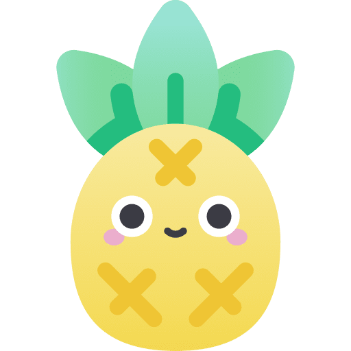 Pineapple organic food pineapple icon