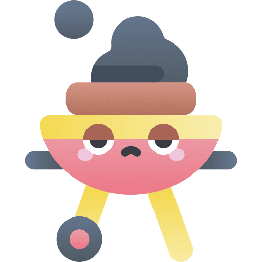 Grill bbq steak food icon