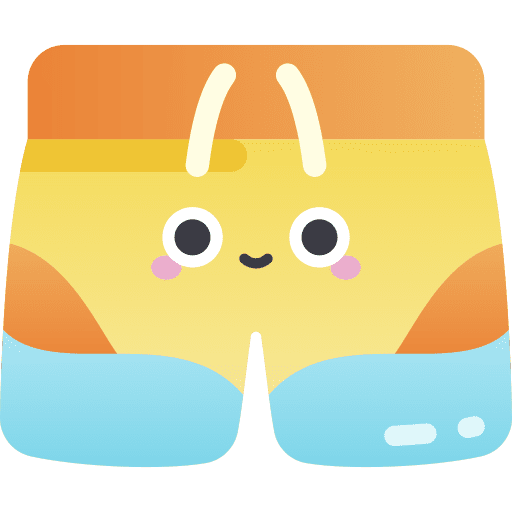 Swimsuit fashion pants shorts icon