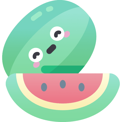 Watermelon food and restaurant fruit organic icon