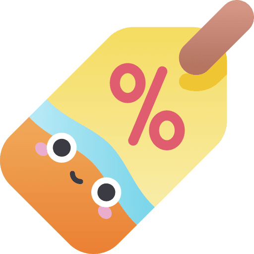 Label price tag commerce and shopping label icon