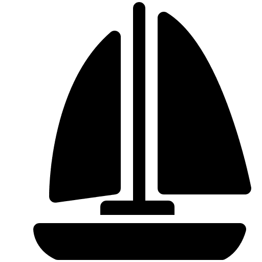 Sailboat transport sea sailboat icon
