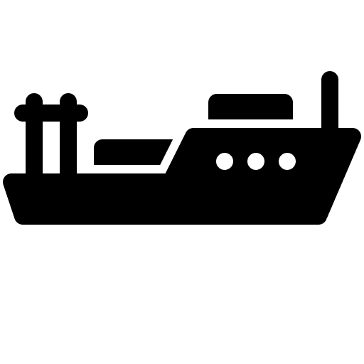 Ship ship logistic cargo ship icon