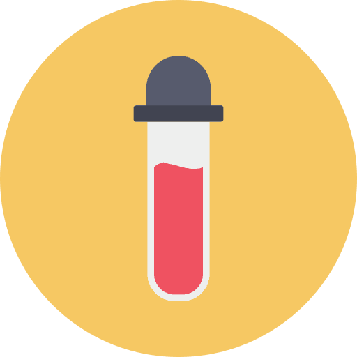 Blood test blood tube blood test healthcare and medical icon