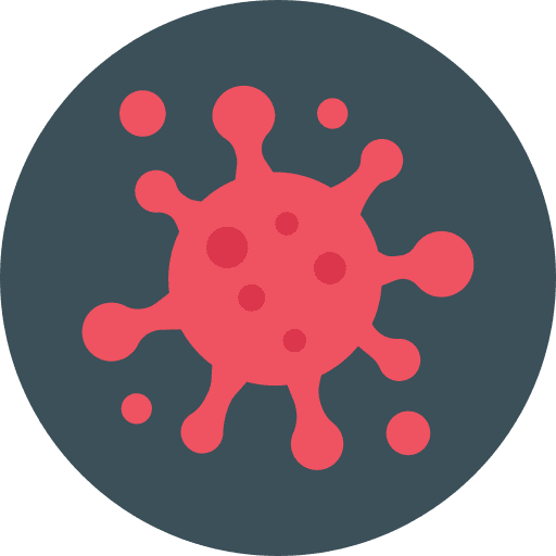Coronavirus infection virus medical icon