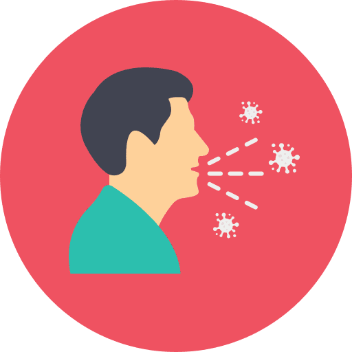 Cough pacient illness health care icon