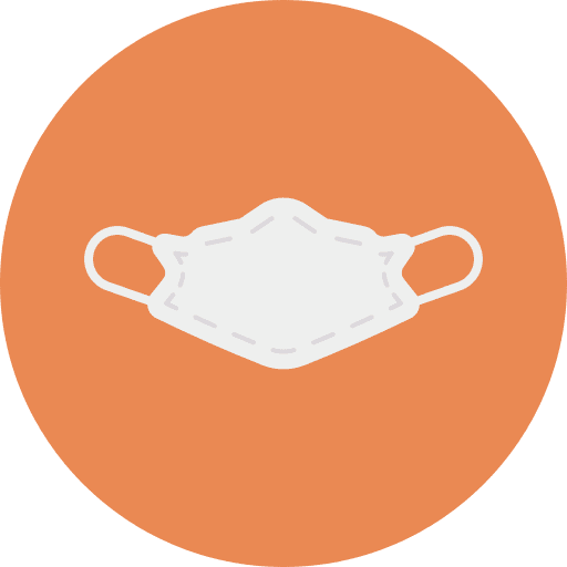 Medical mask protection healthcare and medical face mask icon