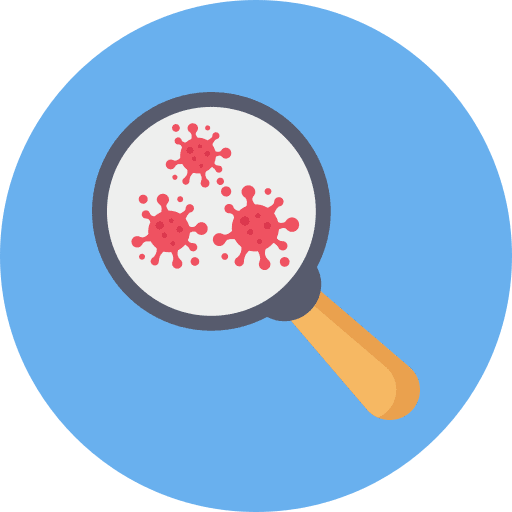 Research coronavirus covid 19 research icon