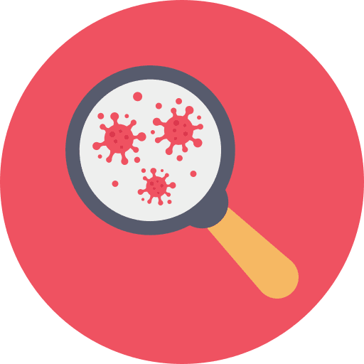 Coronavirus biology covid 19 healthcare icon