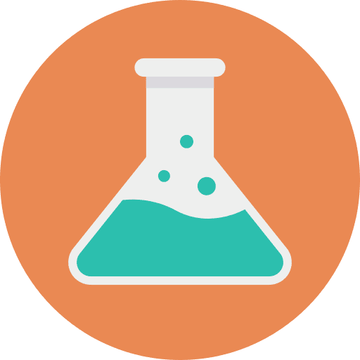 Flask laboratory science erlenmeyer icon