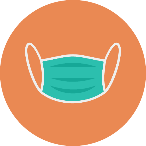 Mouth mask protection health healthcare and medical icon