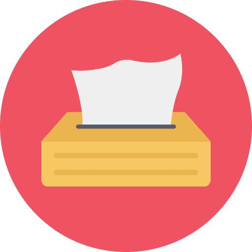 Tissue paper wash tissue box tissue paper icon