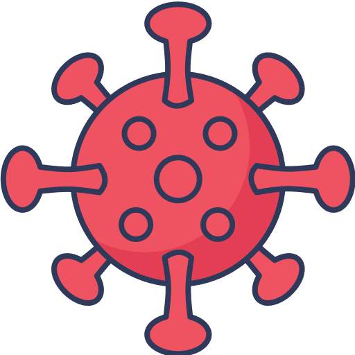 Bacteria healthcare and medical disease coronavirus icon