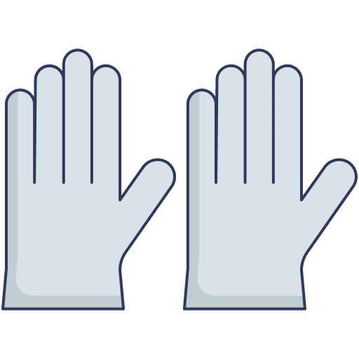 Gloves healthcare and medical protective gloves icon