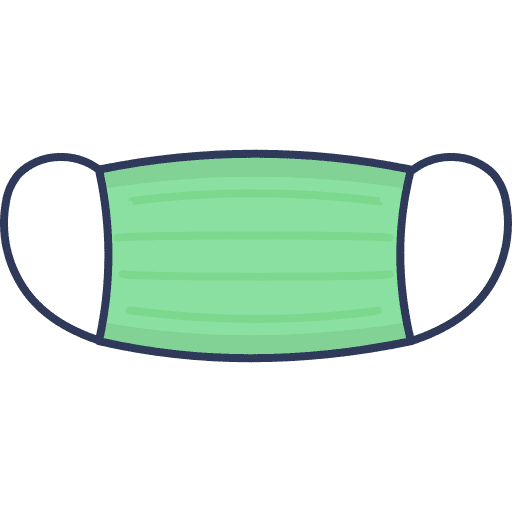 Medical mask coronavirus healthcare and medical medical mask icon