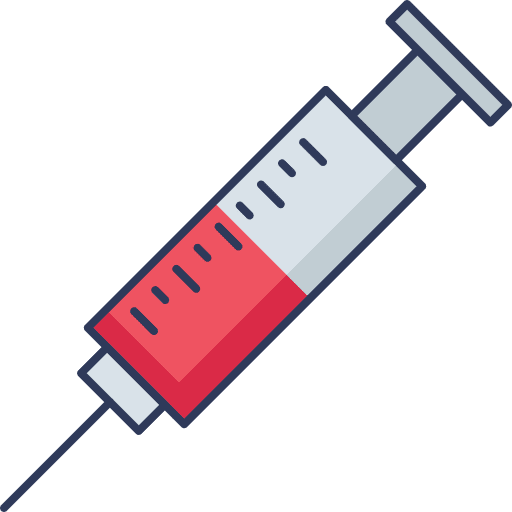 Syringe injection syringe equipment icon